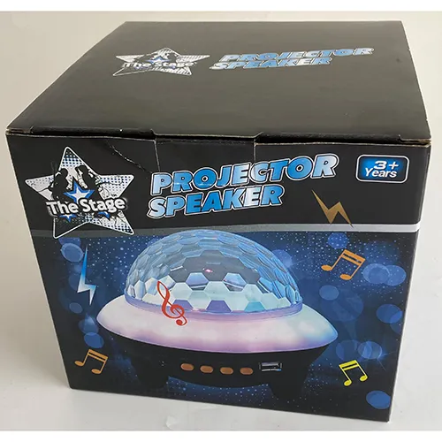 Bluetooth speaker with projector