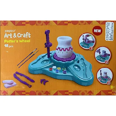 Toy pottery wheel set