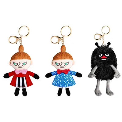 Keyring with soft toy