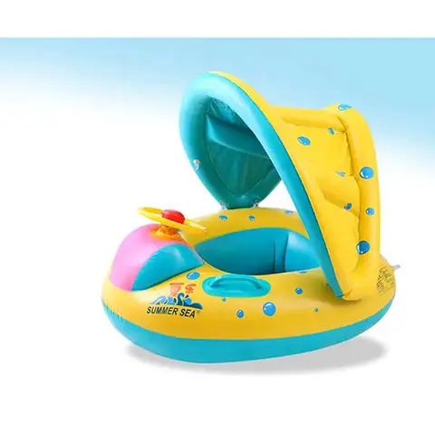 Inflatable swim seat