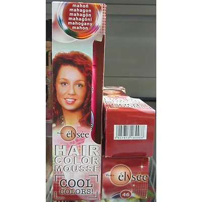 Hair colouring mousse