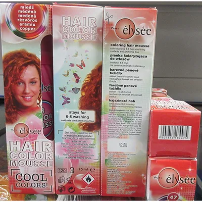 Hair colouring mousse