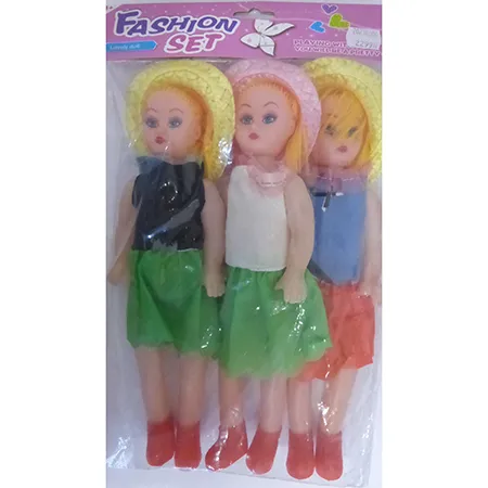 Plastic doll set