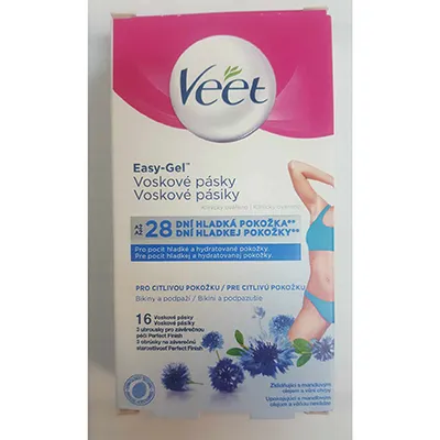 Depilatory wax strips