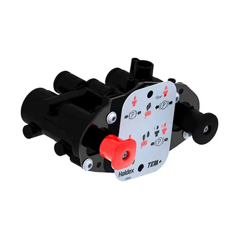 Vehicle part / Park-and-shunt valve