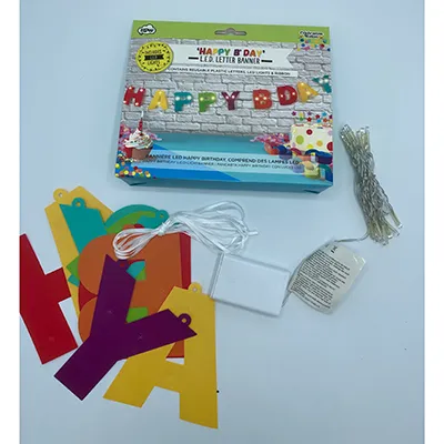 LED birthday banner