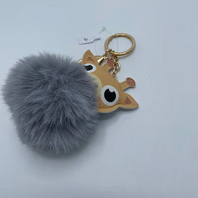 Key ring with soft toy