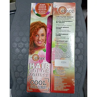 Hair colouring mousse
