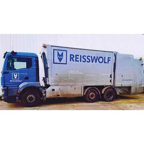 Waste-collection vehicle