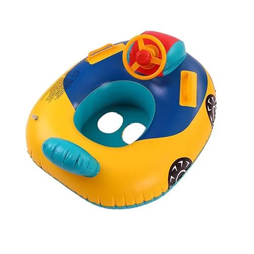 Inflatable swim seat