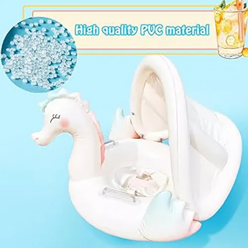 Inflatable swim seat