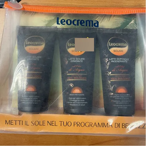 Sun lotion set