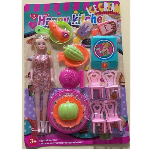 Plastic doll set