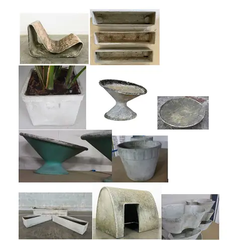 Garden furniture and pots
