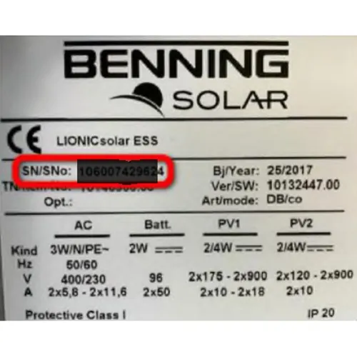 Battery storage