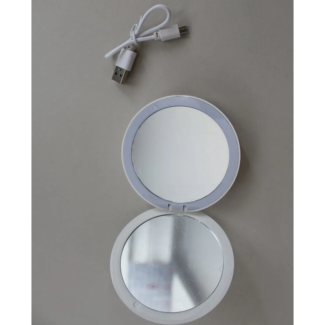 Mirror with LED lights