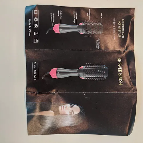 Hair dryer brush