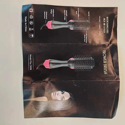 Hair dryer brush