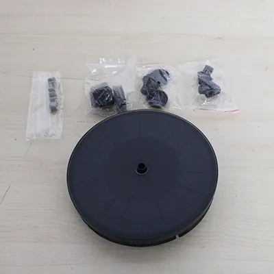 Solar panel fountain