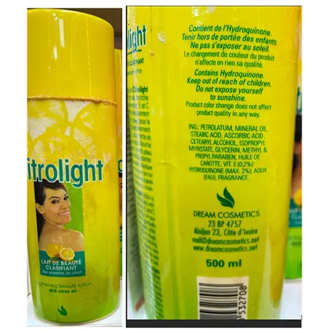 Skin lightening cream