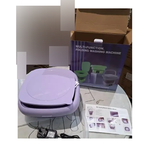 Folding washing machine