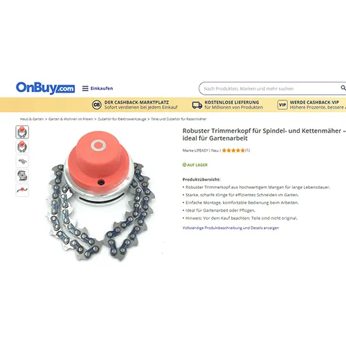 Attachment for brush cutter