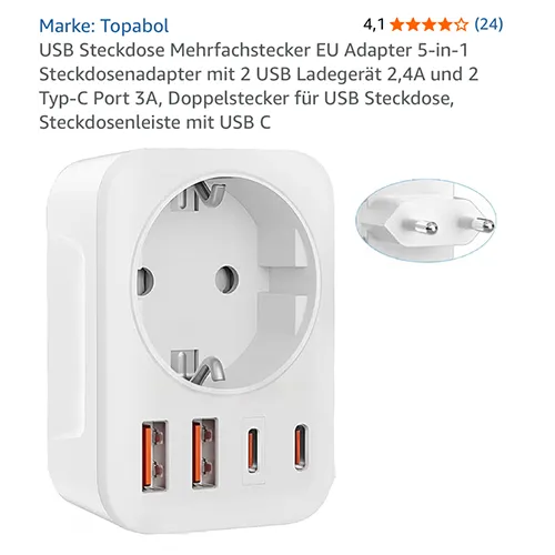 USB power adaptor
