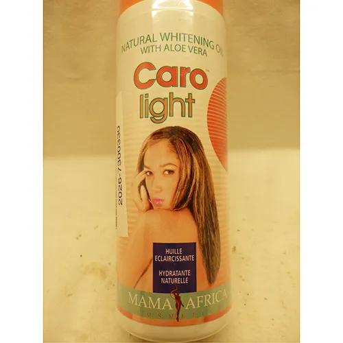 Lightening body oil