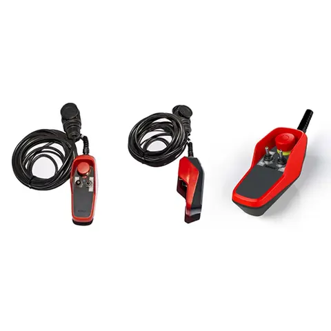 Control console for winches