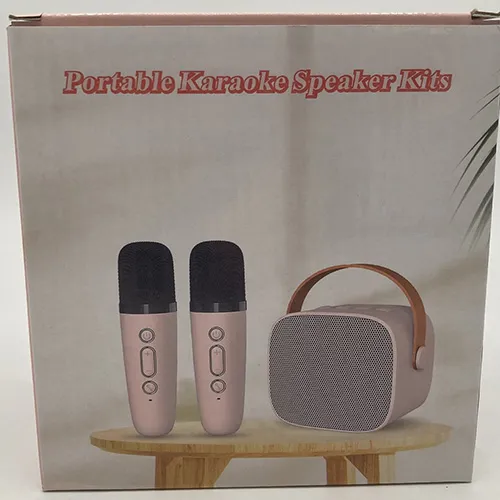 Portable karaoke set