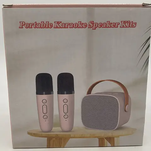 Portable karaoke set