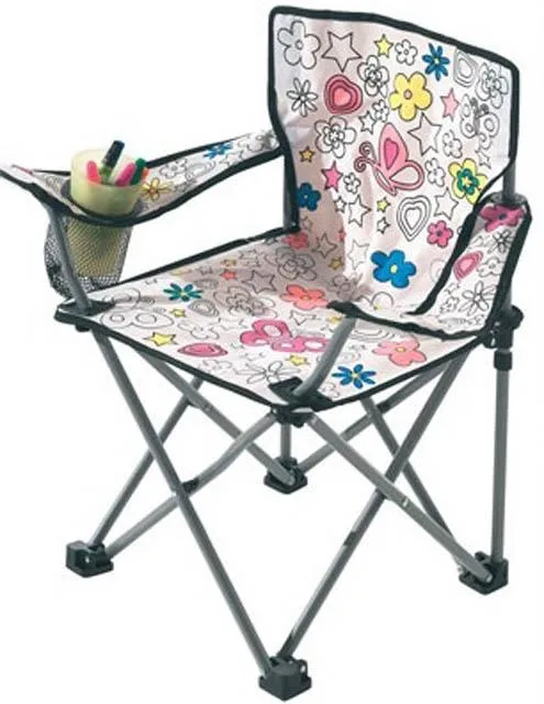 Children's chair with pens