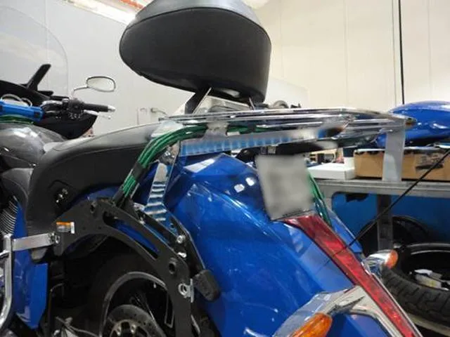 Motorcycle backrest
