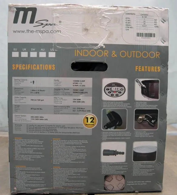 Inflatable spa