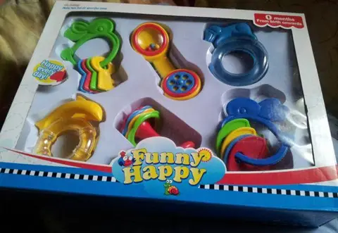 Rattle and play set