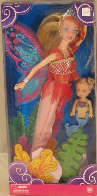 Plastic doll set