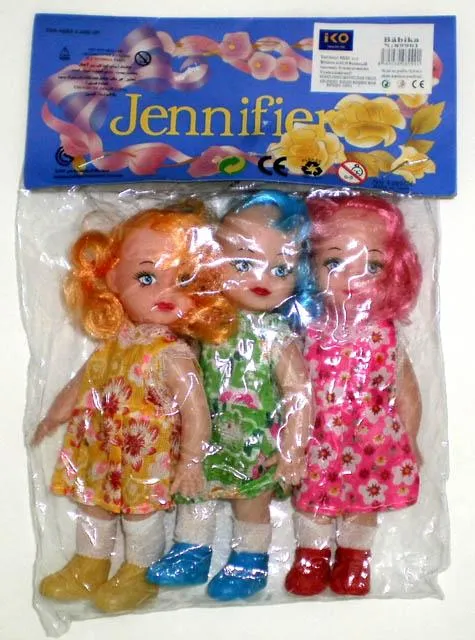 Set of plastic dolls