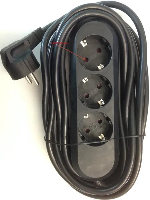 Mains extension lead
