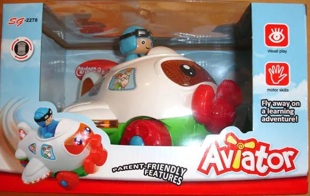 Игрушка на батарейках: самолёт
