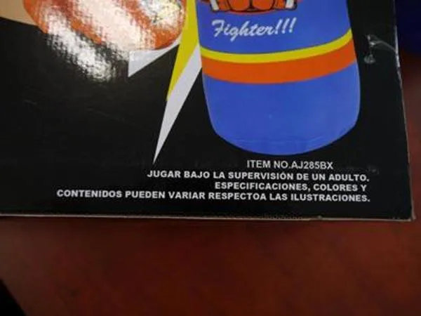 Toy boxing set