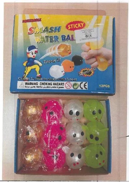 Sticky toy balls