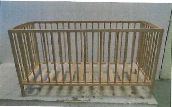 Wooden cot