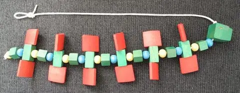 Wooden pull along toy