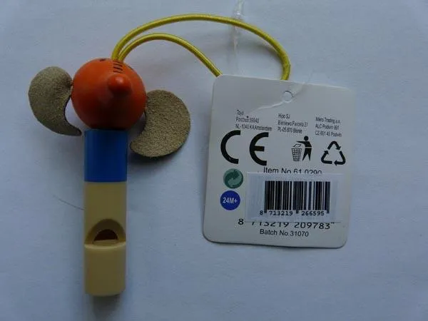 Plastic whistle
