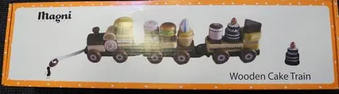 Wooden toy train