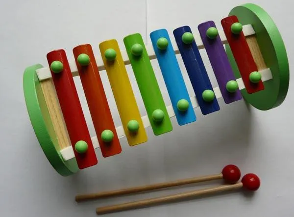 Wooden toy xylophone