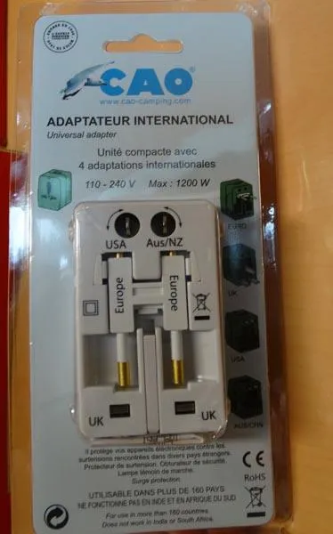 Travel plug adaptor