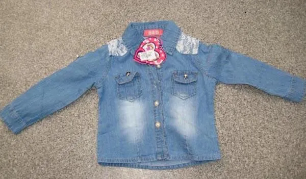 Girls' denim shirt