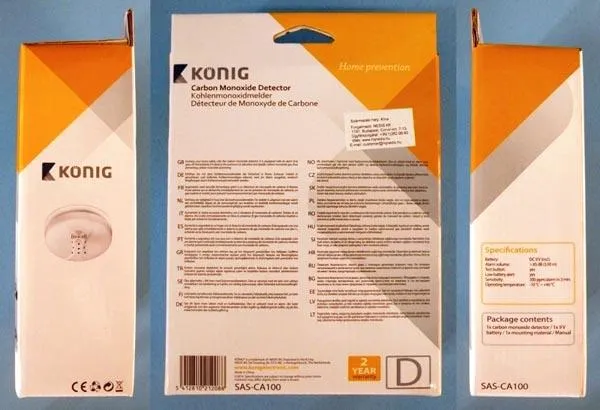Carbon monoxide detector