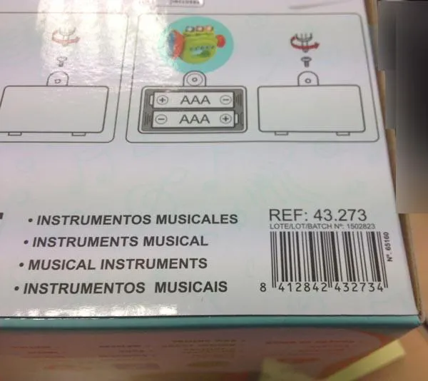 Toy musical set